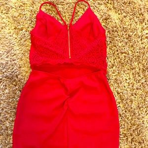 Sexy Red Cocktail Dress